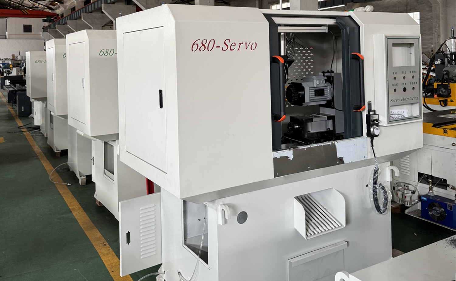 DEF680CNC সিরিজ ফাস্ট স্পিড সার্ভো ডাবল হেড টিউব চেমফারিং মেশিন DEF680CNC সিরিজ ফাস্ট স্পিড সার্ভো ডাবল হেড টিউব চেমফারিং মেশিন