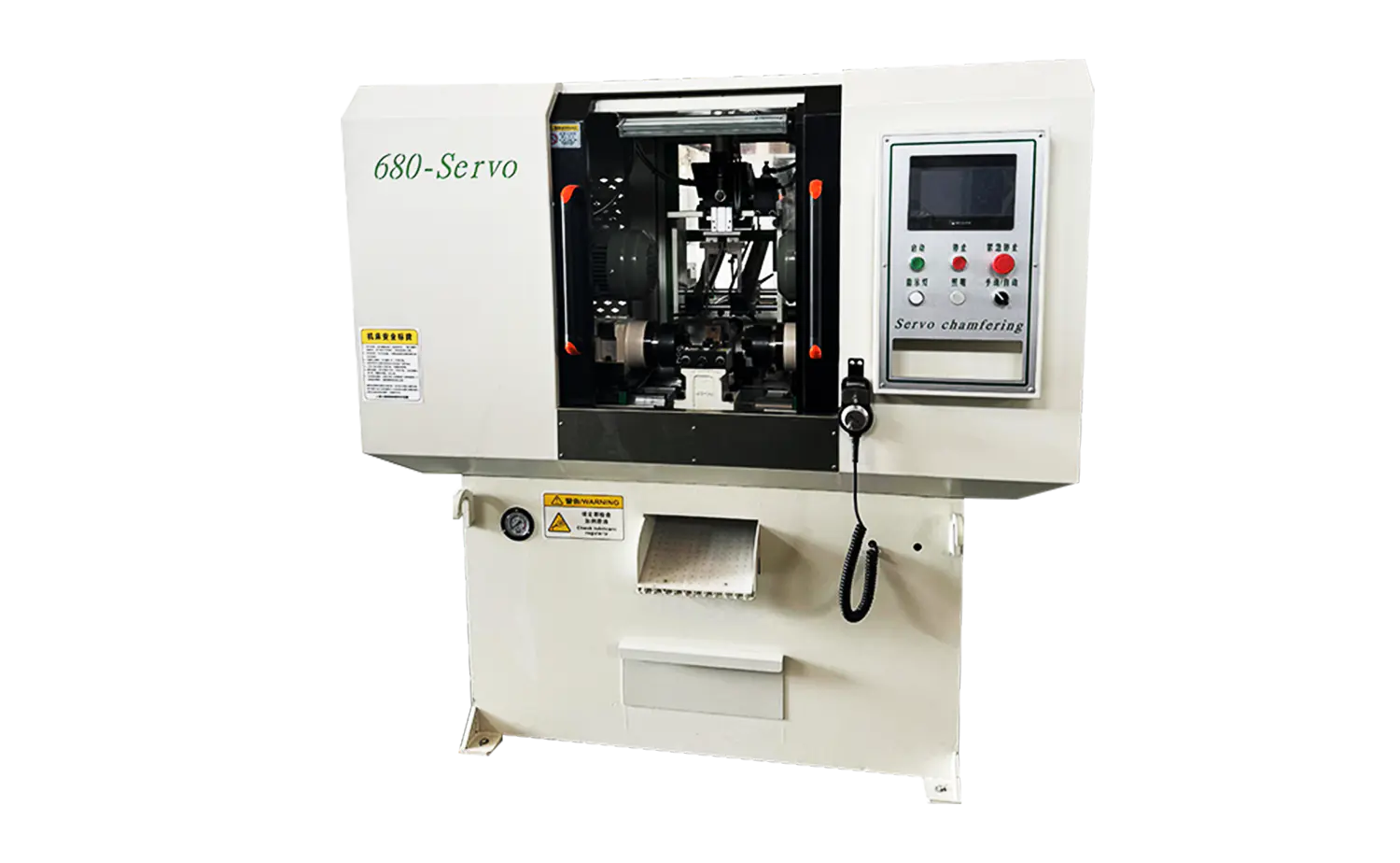 DEF680CNC সিরিজ ফাস্ট স্পিড সার্ভো ডাবল হেড টিউব চেমফারিং মেশিন