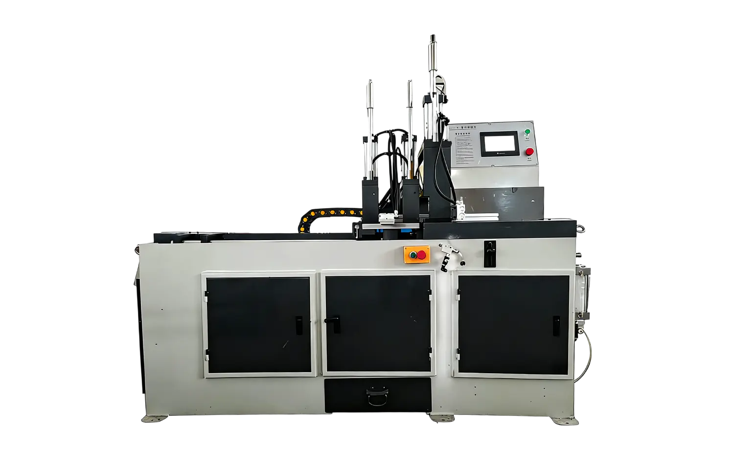 CNC455 সিরিজ সম্পূর্ণ স্বয়ংক্রিয় অ্যালুমিনিয়াম এবং কপার কাটার মেশিন